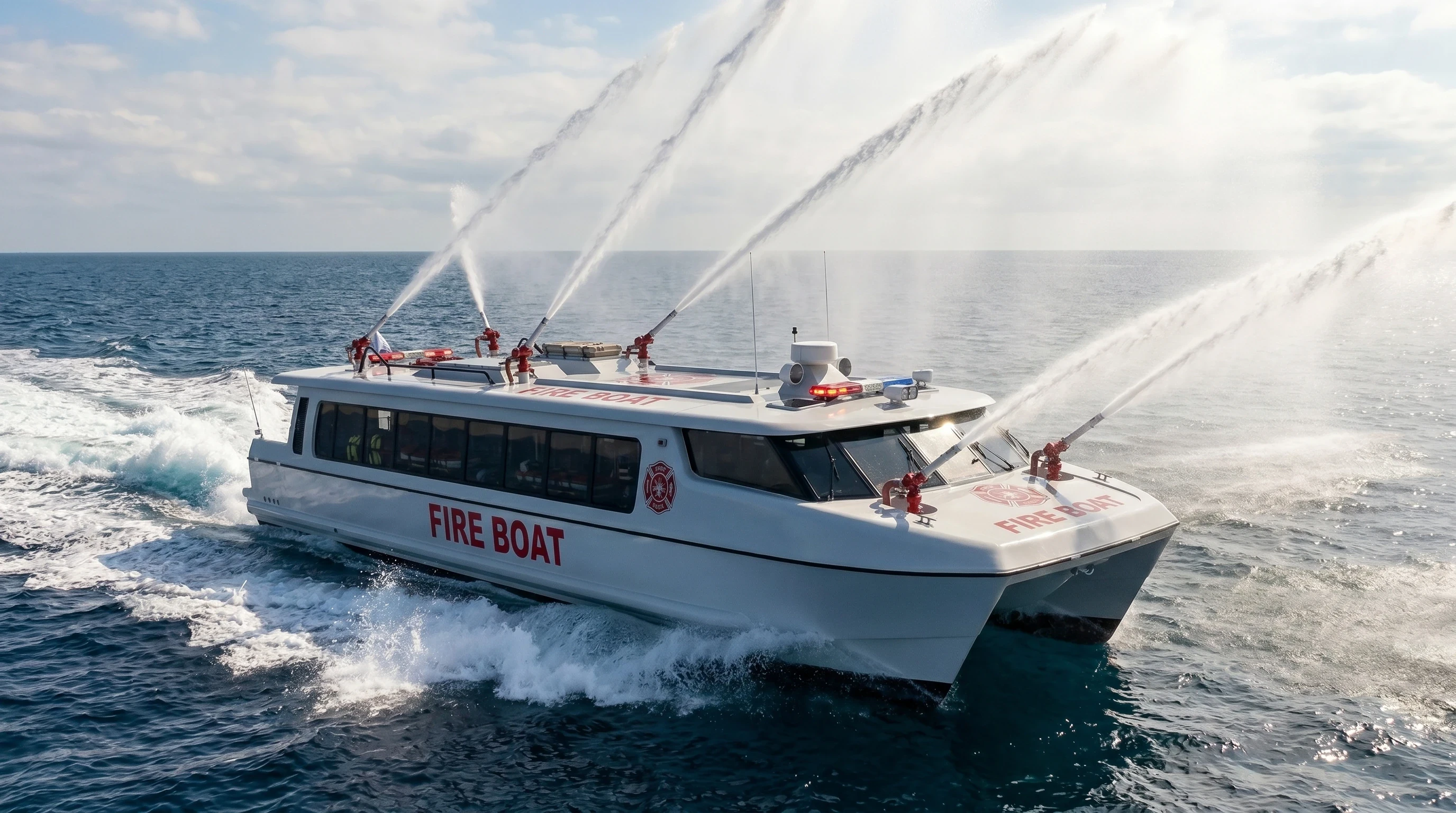 Firefighting Catamaran